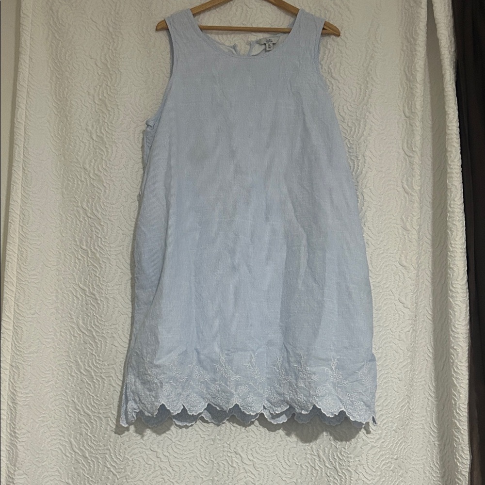 Croft & Barrow Light Blue Mini Dress